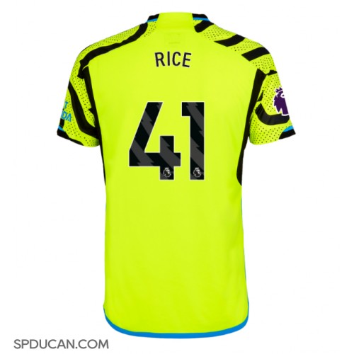 Muški Nogometni Dres Arsenal Declan Rice #41 Gostujuci 2023-24 Kratak Rukav